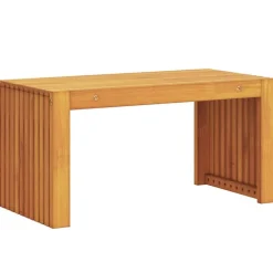vidaXL Mesa lateral Aceite Natural 70 x 35 x 35 cm