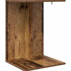 vidaXL Mesa lateral Madera vieja 45 x 40 x 62,5 cm Madera envejecida