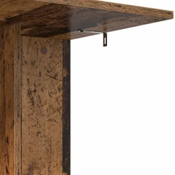 vidaXL Mesa lateral Madera vieja 45 x 40 x 62,5 cm Madera envejecida