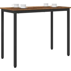 vidaXL Mesas-Mesa Madera vieja 100 x 50 x 76,5 cm
