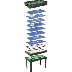 vidaXL Juegos De Interior-Mesa multijuegos 15 en 1 121x61x82 cm