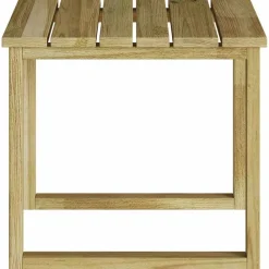 vidaXL Muebles De Jardín-Mesa Natural 40 x 40 x 36 cm Madera de pino impregnada