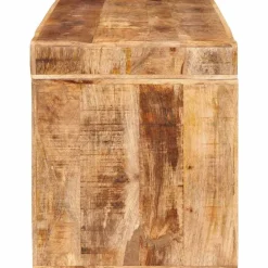 vidaXL Mesas-Mesa Nido 3 pcs Marrón Madera de mango maciza