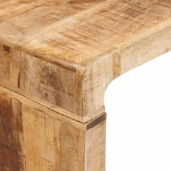 vidaXL Mesas-Mesa Nido 3 pcs Marrón Madera de mango maciza