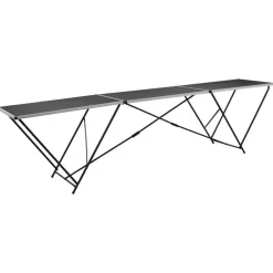 vidaXL Mesa para empapelar plegable de MDF y aluminio 300x60x78 cm