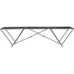 vidaXL Mesa para empapelar plegable de MDF y aluminio 300x60x78 cm