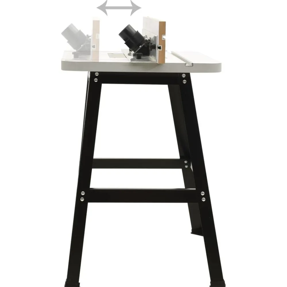 vidaXL Mesa para fresadora acero y MDF 81x61x88 cm Hot