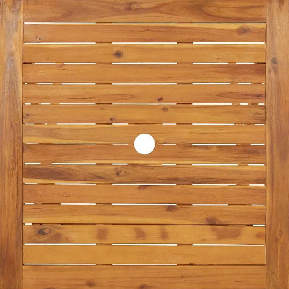 vidaXL Mesa plegable de jardín de madera maciza de acacia 70x70x75 cm Online
