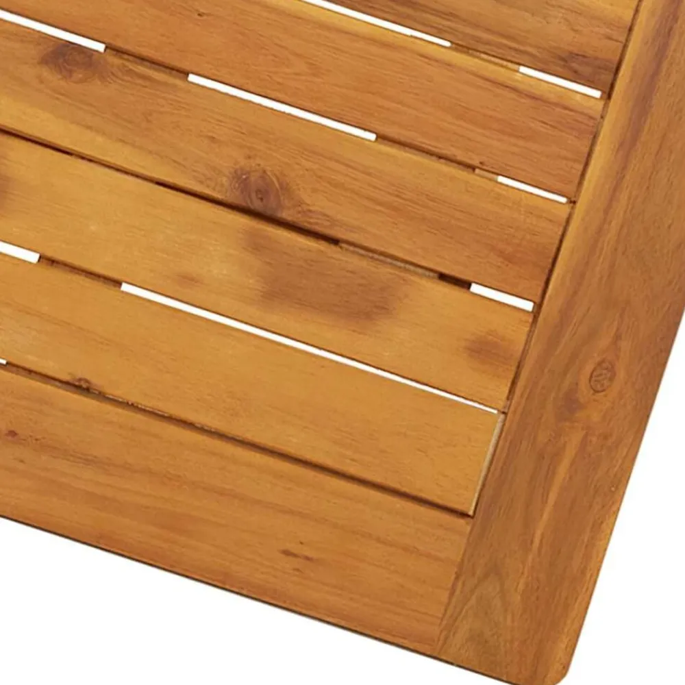 vidaXL Mesa plegable de jardín de madera maciza de acacia 70x70x75 cm Online