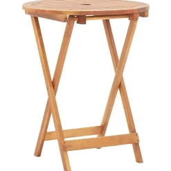 vidaXL Mesa plegable de jardín de madera maciza de acacia 60x75 cm Sale