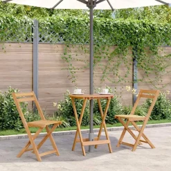 vidaXL Mesa plegable de jardín de madera maciza de acacia 60x75 cm Sale