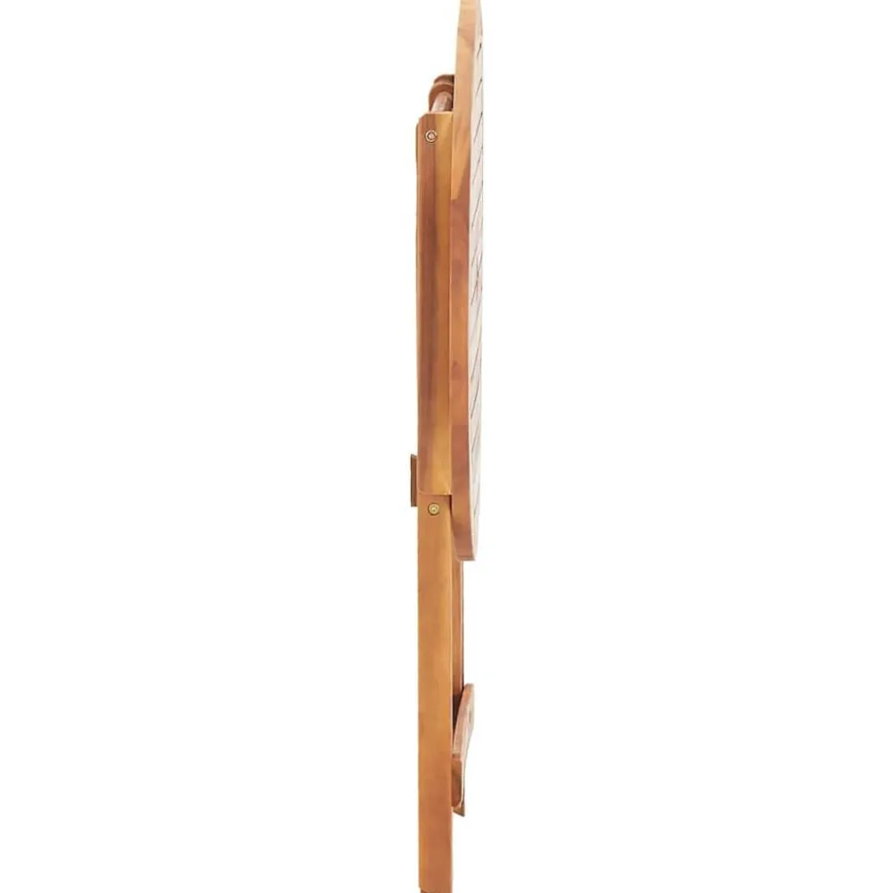 vidaXL Mesa plegable de jardín de madera maciza de acacia 60x75 cm Sale
