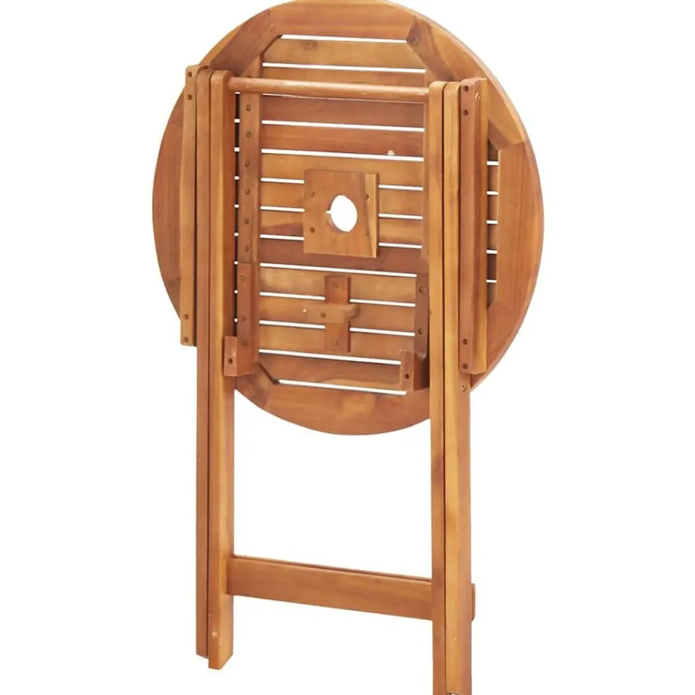 vidaXL Mesa plegable de jardín de madera maciza de acacia 60x75 cm Sale