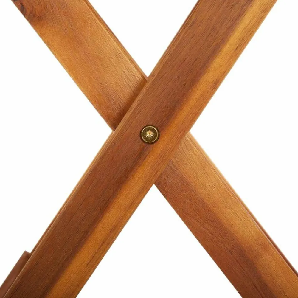 vidaXL Mesa plegable de jardín de madera maciza de acacia 60x75 cm Sale