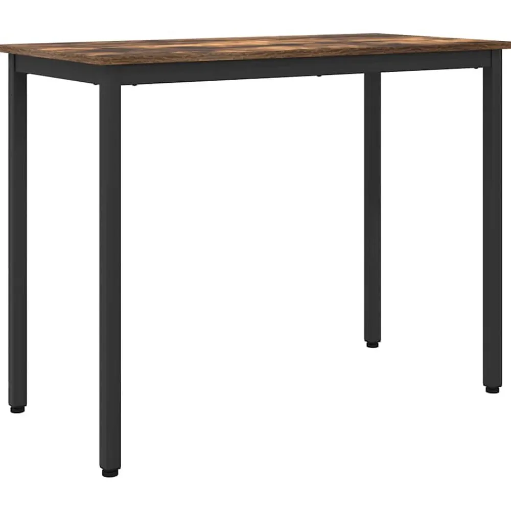 vidaXL Mesa 100 x 50 x 76,5 cm Roble ahumado Hot