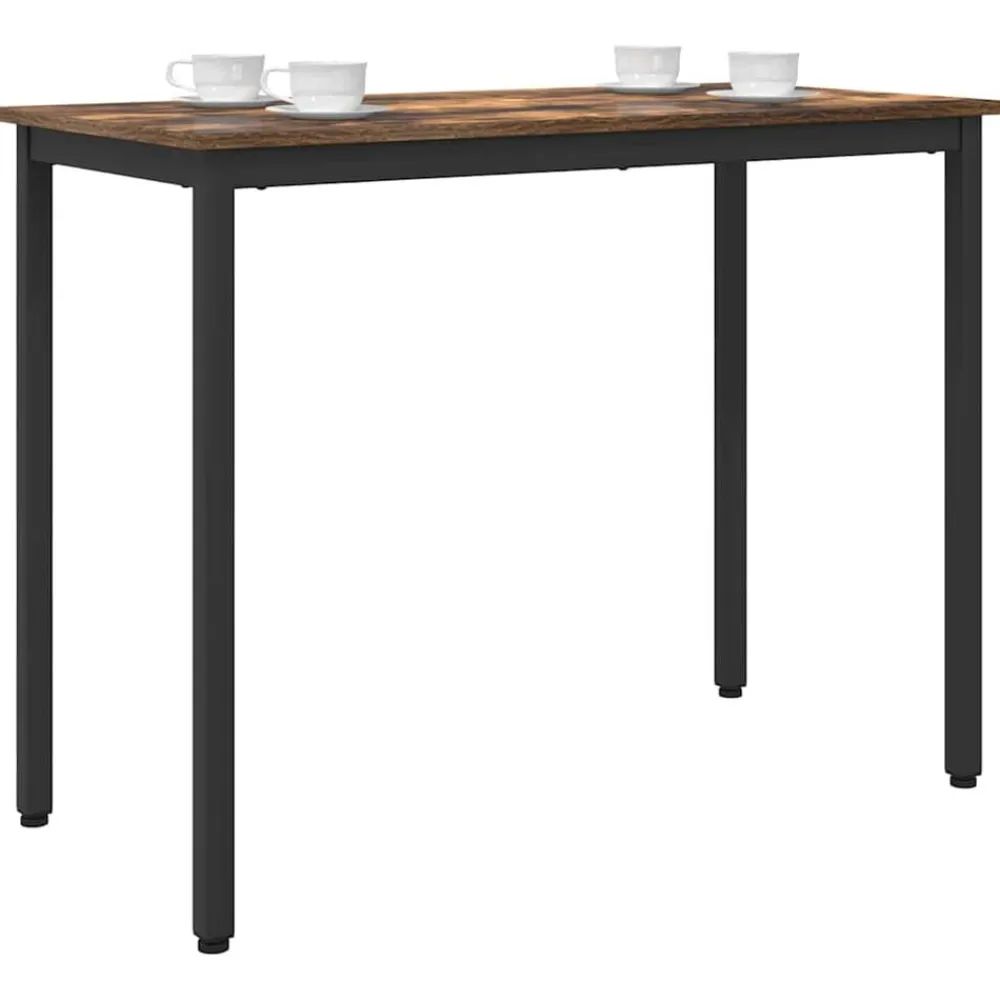 vidaXL Mesa 100 x 50 x 76,5 cm Roble ahumado Hot