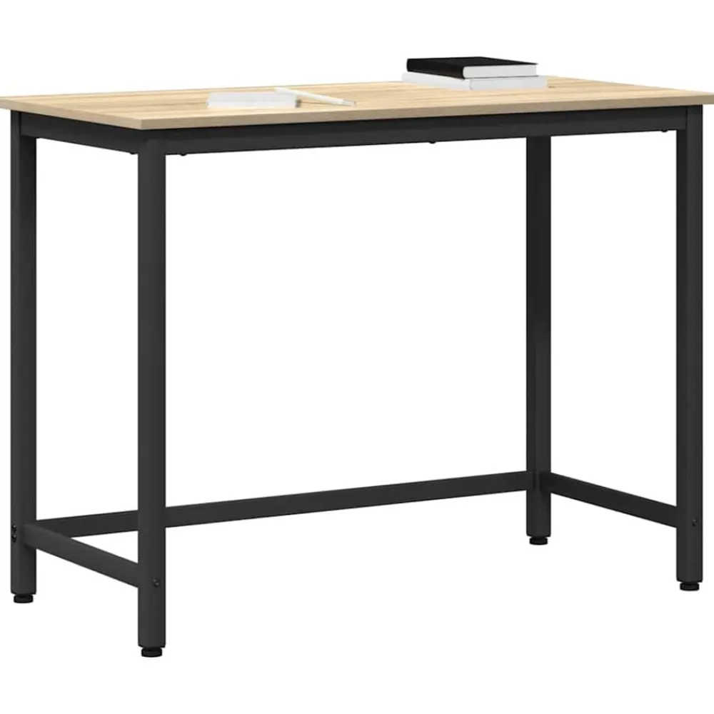 vidaXL Mesa 80 x 50 x 76,5 cm Roble Sonoma Clearance