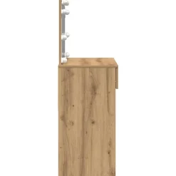 vidaXL Mesa Tocador con cajón 100 x 40 x 120 cm Roble artesanal Best