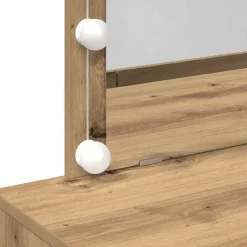 vidaXL Mesa Tocador con cajón 100 x 40 x 120 cm Roble artesanal Best