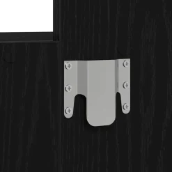 vidaXL Mesa Tocador Negro 60 x 40 x 70 cm Madera de ingeniería Roble negro Clearance