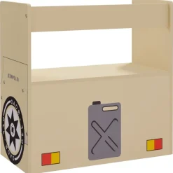 Niños vidaXL Mobiliario Para Bebés Y Niños Pequeños-Mesa y sillas infantiles 3 pzas diseño coche todoterreno MDF