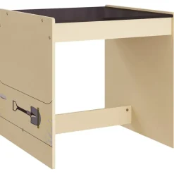 Niños vidaXL Mobiliario Para Bebés Y Niños Pequeños-Mesa y sillas infantiles 3 pzas diseño coche todoterreno MDF