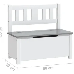 Niños vidaXL Mobiliario Para Bebés Y Niños Pequeños-Mesa y sillas infantiles 4 piezas MDF
