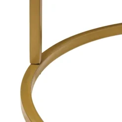 vidaXL Mesas de Café Nido 3 pcs Marrón Madera maciza de mango y acero Clearance
