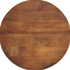 vidaXL Mesas-Mesas de Café Nido 3 pcs Madera maciza de mango y acero