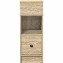 vidaXL Mesilla de noche con cajón 25x31x66 cm Roble Sonoma Sale