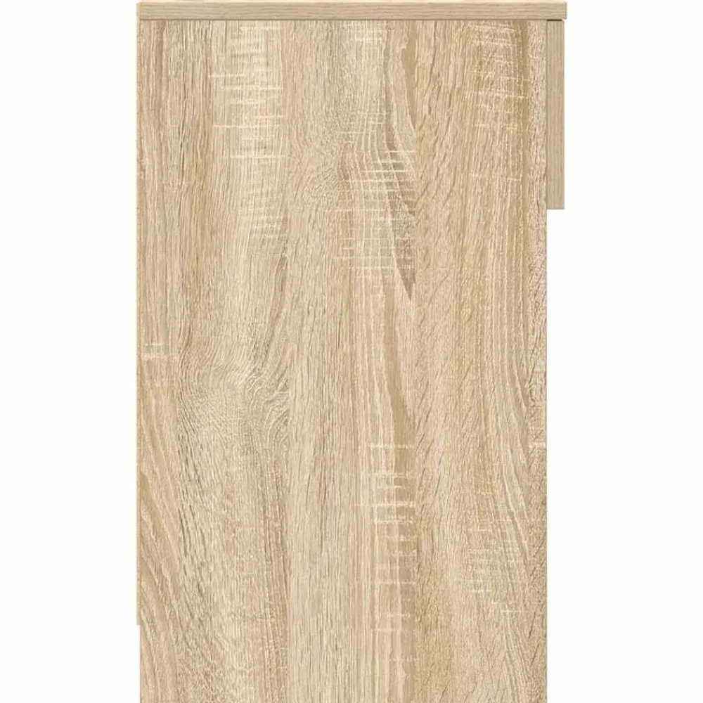 vidaXL Mesilla de noche con cajón 20x36x60 cm Roble Sonoma New