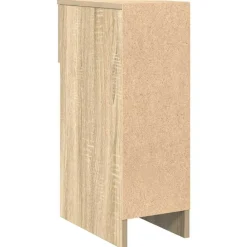 vidaXL Mesilla de noche con cajón 20x36x60 cm Roble Sonoma New