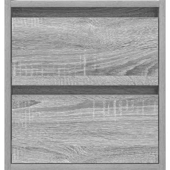 vidaXL Mesilla de noche de pared 38x34x40 cm Gris sonoma Best
