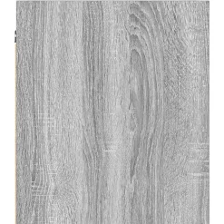 vidaXL Mesilla de noche de pared 38x34x40 cm Gris sonoma Best