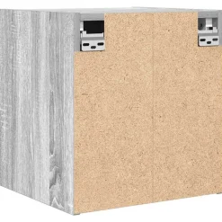 vidaXL Mesilla de noche de pared 38x34x40 cm Gris sonoma Best