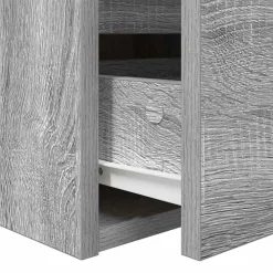 vidaXL Mesilla de noche de pared 38x34x40 cm Gris sonoma Best