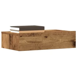 vidaXL Mesas-Mesilla de noche de 60x35cm madera de ingeniería