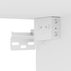 vidaXL Mesas-Mesilla de noche de pared blanca 38x34x40 cm