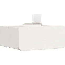 vidaXL Mesita de Noche 39 x 34 x 16,5 cm Madera maciza de pino White Best