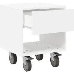 vidaXL Mesita de Noche 40,5 x 40 x 48 cm Madera de ingeniería White Online