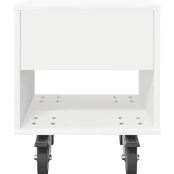 vidaXL Mesita de Noche 40,5 x 40 x 48 cm Madera de ingeniería White Online