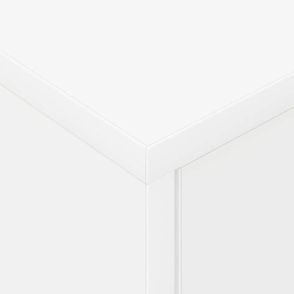 vidaXL Mesita de Noche 40,5 x 40 x 48 cm Madera de ingeniería White Online