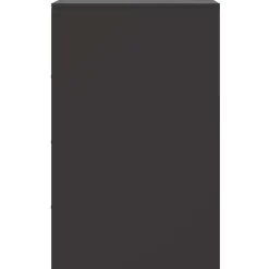 vidaXL Mesita de noche acero negra 34,5x39x62 cm Negro Discount