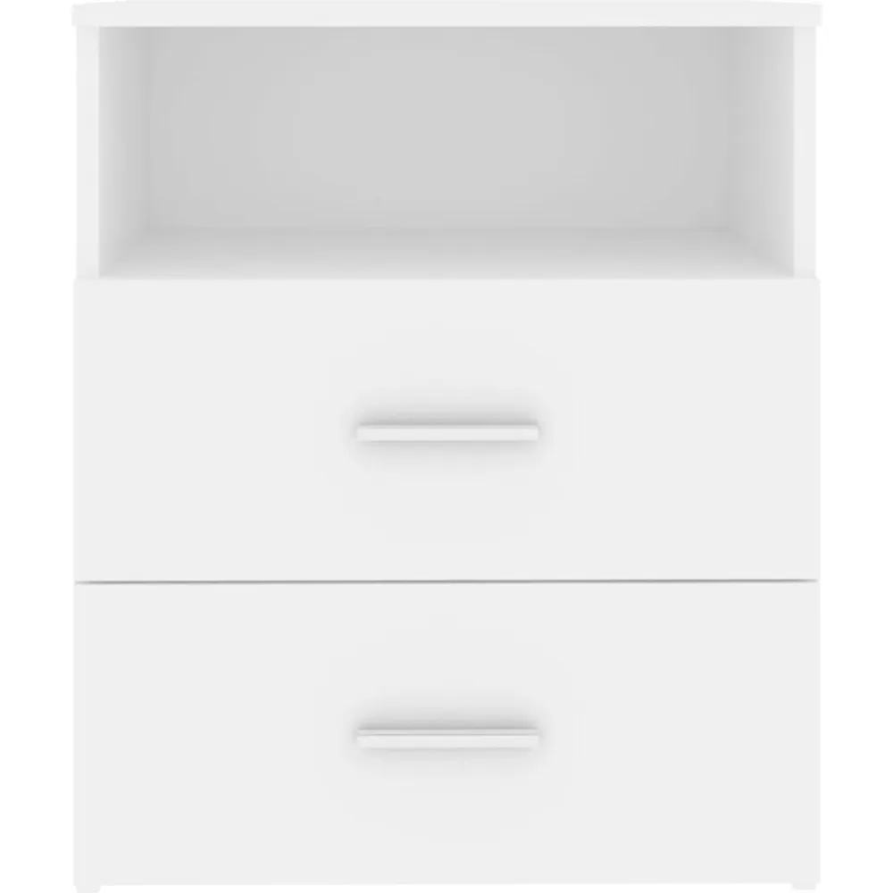 vidaXL Mesita de noche color 50x32x60 cm Blanco