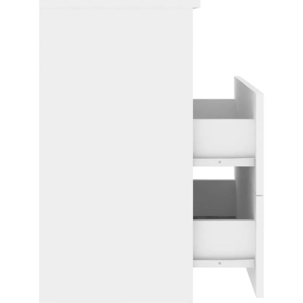 vidaXL Mesita de noche color 50x32x60 cm Blanco
