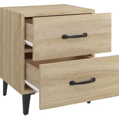 vidaXL Mesita de noche color 40x35x47,5 cm Roble Sonoma Clearance