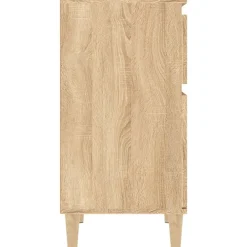 vidaXL Mesita de noche color 40x35x70 cm Roble Sonoma Online