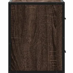 vidaXL Mesas-Mesita de noche de pared color roble marrón 40x31x39,5 cm