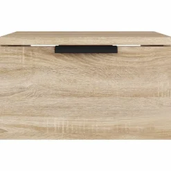 vidaXL Mesita de noche de pared color 34x30x20 cm Roble Sonoma Best