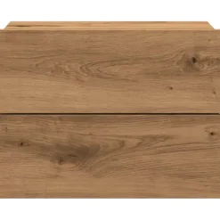 vidaXL Mesita de noche de pared color 40x32x30 cm Roble artisan Clearance